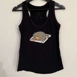 Pusheen Pizza Box Tank Top